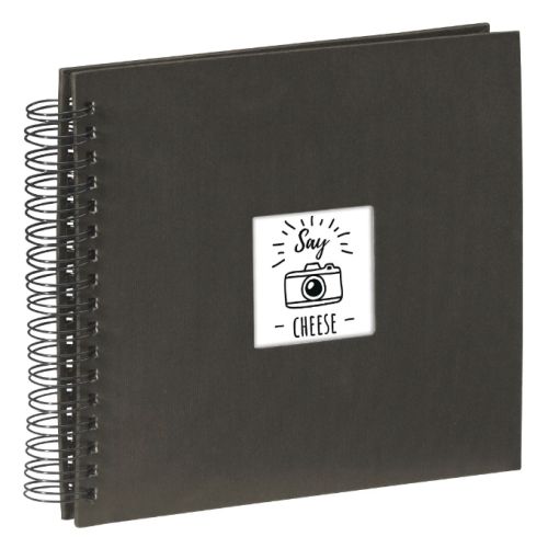 ALBUM-HAMPHOTO50-90145.jpg Hama Fine Art Spiral Photo Album, 28 x 24 cm, 50 Black Pages (100 Photos), Black