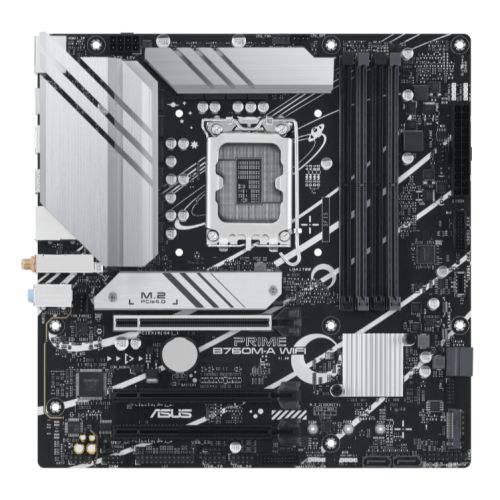 AUMBB760MAPRWI.jpg Asus PRIME B760M-A WIFI, Intel B760, 1700, Micro ATX, 4 DDR5, 2 HDMI, DP, Wi-Fi 6, 2.5G LAN, PCIe4, 2x M.2