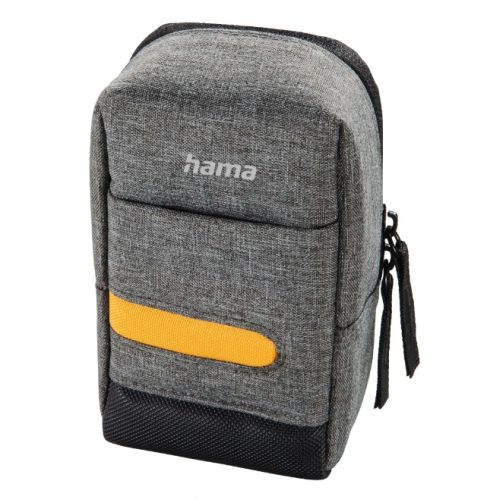 BAG-HAMCAMVAL90M-121302.jpg Hama Terra 90M Compact Camera Case, Belt Loop, Neck Strap, Grey, 7.5 x 4.5 x 13 cm Compartment