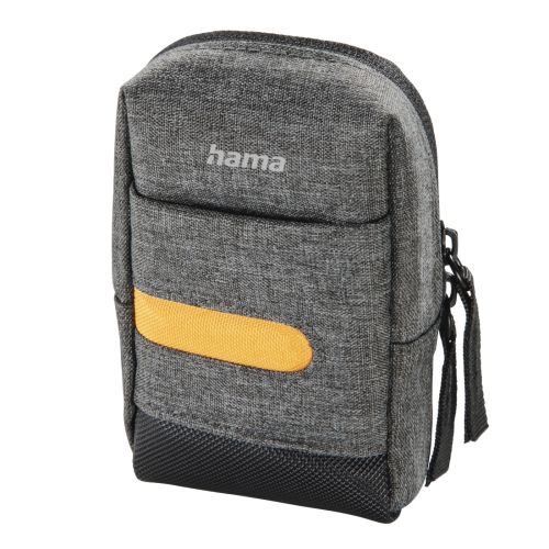 BAG-HAMTER-121301.jpg Hama Terra 60H Compact Camera Case, Belt Loop, Neck Strap, Grey, 6.5 x 3 x 11 cm Compartment