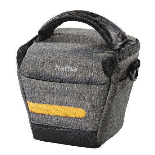 BAG-HAMTERRCOLT100-121303.jpg Hama Terra 100 Colt Camera Case, Belt Loop, Shoulder Strap, Grey, 13.5 x 9.5 x 12 cm Compartment