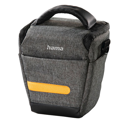 BAG-HAMTERRCOLT110-121304.jpg Hama Terra 110 Colt Camera Case, Belt Loop, Shoulder Strap, Grey, 16 x 10 x 16 cm Compartment