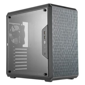 Cooler Master MasterBox Q500L Gaming Case w/ Acrylic Window, ATX, Modular Design, 120mm Fan, Movable I/O Panel, Black