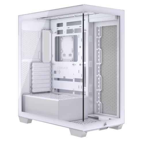 CAA-COR35500X-WH.jpg Corsair 3500X Gaming Case w/ Glass Side & Front, E-ATX, No Fans, USB-C, Asus BTF Compatible, White