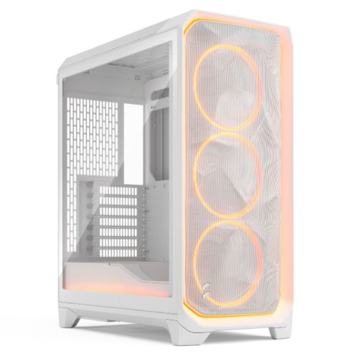 CAA-FRME3AMPRGBWCT.jpg Fractal Design Meshify 3 Ambience Pro RGB (White TG Clear) Gaming Case w/ Clear Window, E-ATX, Mesh Front, 3x RGB Fans, Adjust Pro Hub, USB-C 20Gbps