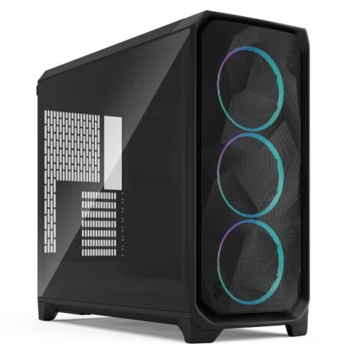 CAA-FRME3XLBLKRGBLT.jpg Fractal Design Meshify 3 XL (Black RGB TG Light) Case w/ Light Tint Window, E-ATX, Mesh Front, 3x RGB Fans, USB-C 20Gbps