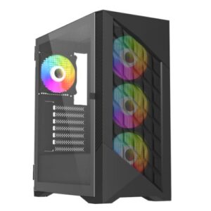 VIDA TYPHOON  ATX BLACK ARGB CASE