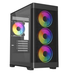 VIDA ZEPHYR V2 MATX BLACK ARGB CASE