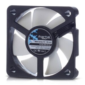 Fractal Design Silent Series R3 50mm Case Fan, 7 Blades, Rifle Bearing, 3500 RPM