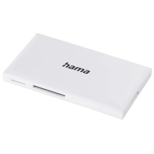 CR-HAMUSB-181017.jpg Hama External USB 3.0 Multi-Card Reader, SD/microSD/CF/MS, White, USB Powered