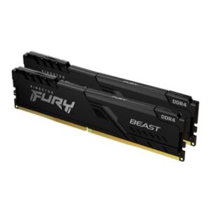 Kingston Fury Beast 64GB Kit (2 x 32GB), DDR4, 3200MHz (PC4-25600), CL16, XMP, DIMM Memory