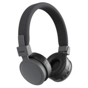 Hama (Freedom Lit III) Bluetooth Headset w/ Mic, 3.5mm Jack/USB-C, Foldable, Up to 15hrs Battery, Black