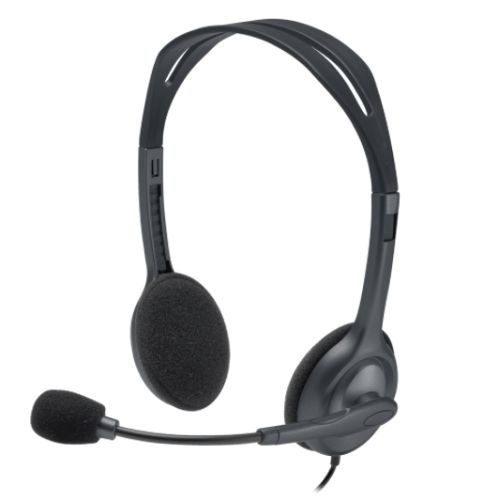 LOGITECH H111 BINAURAL HEAD-BAND GRE