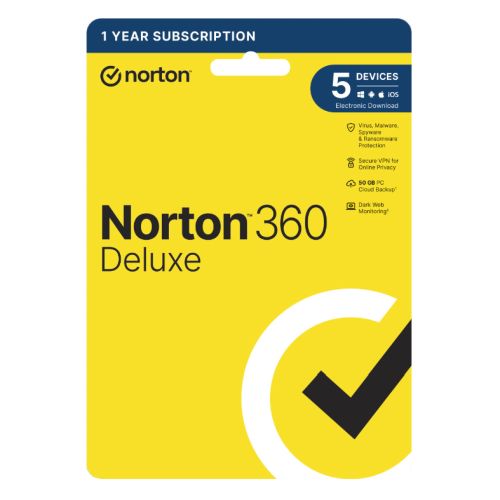 NORTON 360 DELUX 50GB 1U/5DEV PHYSIC