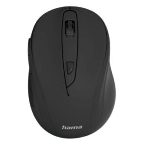 Hama MW-400 V2 Compact Wireless Optical Mouse, 6 Buttons, 800-1600 DPI, Black
