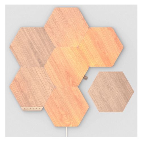 WOOD LOOK HEXAGONS STARTER KIT X 7