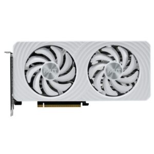 Palit RTX5060 White OC, PCIe5, 8GB DDR7, HDMI, 3 DP, 2527MHz Clock, RGB Lighting, Overclocked, Compact Design