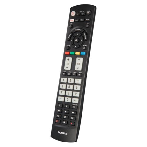 REM-HAMPANA-221064.jpg Hama Universal IR Remote Control for Panasonic TVs, Teachable, Smart Buttons, Illuminating Buttons, 10m Range
