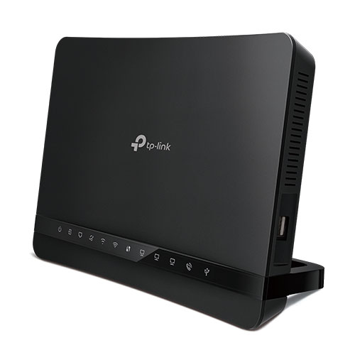 ROM-AC1200TPVADSL-GB_1.jpg TP-LINK (Archer VR1210V V2.0) AC1200 Wireless Dual Band Gigabit VoIP VDSL2/ADSL2+ Modem Router, MU-MIMO, Telephony, Remote Management