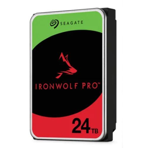 Seagate 3.5", 24TB, SATA3, IronWolf Pro NAS Hard Drive, 7200RPM, 512MB Cache, CMR, OEM