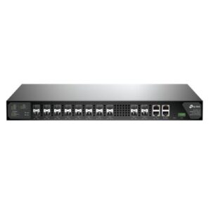 TP-LINK Aginet (DS-P7001-16) DeltaStream 16-port Pizza-box GPON Optical Line Terminal, 16 GPON Ports, Dual Redundant PSUs, Centralized Management