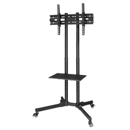 TVSTAND-HAM191CM.jpg Hama Trolley Mobile TV Stand, Up to 75" TVs, 40kg Max, 4 Castors w/ Breaks, Height-Adjustable, Cable Manager, VESA up to 600 x 400