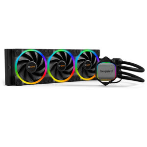 Be Quiet! Pure Loop 2 FX RGB 360mm Liquid CPU Cooler, 3 x 120mm Light Wings ARGB Fans, ARGB PWM Hub