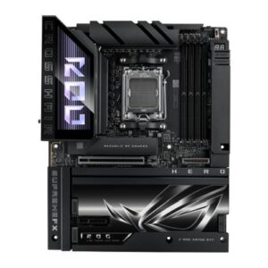 Asus ROG CROSSHAIR X870E HERO BTF, AMD X870E, AM5, ATX, 4 DDR5, HDMI, 2 USB4, Wi-Fi 7, 5G & 2.5G LAN, RGB, 5x M.2 *Requires a BTF Compatible Chassis*