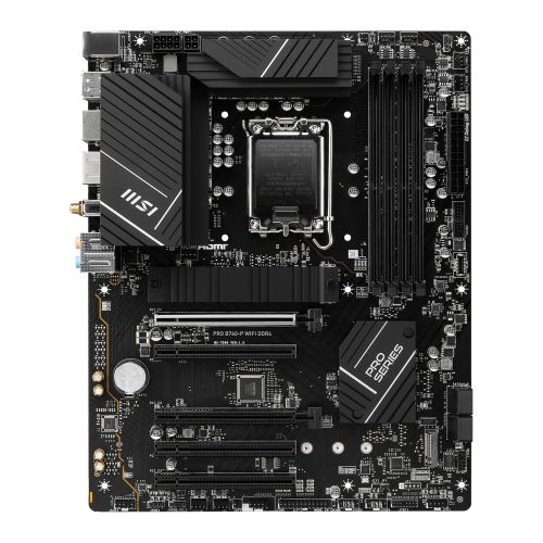 MSIMBB760PRO-PWIFIDDR4.jpg MSI PRO B760-P WIFI DDR4, Intel B760, 1700, ATX, 4 DDR4, HDMI, DP, Wi-Fi 6E, 2.5G LAN, 2x M.2