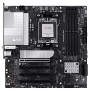 MSI PRO B850M-P WIFI, AMD B850, AM5, Micro ATX, 4 DDR5, HDMI, DP, Wi-Fi 7, 5G LAN, 3x M.2