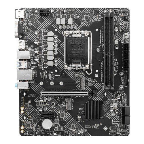 MSIMBH610PRO-GDDR4.jpg MSI PRO H610M-G DDR4, Intel H610, 1700, Micro ATX, 2 DDR4, VGA, HDMI, DP, GB LAN, 1x M.2