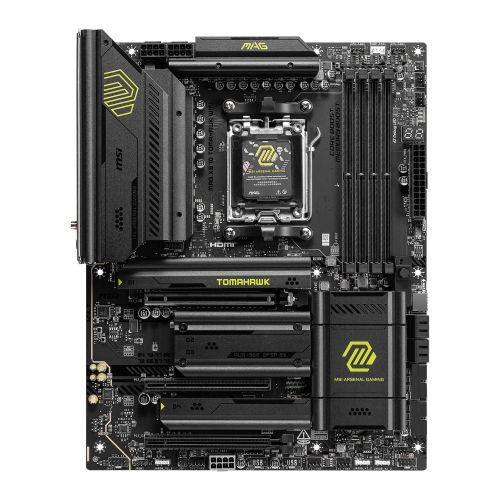 MSI MAG X870 TOMAHAWK WIFI, AMD X870, AM5, ATX, 4 DDR5, HDMI, USB4, Wi-Fi 7, 5G LAN, 4x M.2