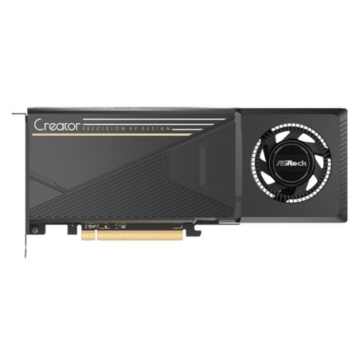 RADRX970032ASRCREATOR.jpg Asrock AI PRO R9700 Creator, PCIe5, 32GB DDR6, 4 DP, 2920MHz Clock, 12V-2x6 Power, Die-cast Metal Shroud, 2-Slot