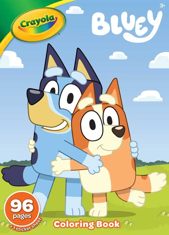 Crayola 96 Pg Bluey Colouring Book