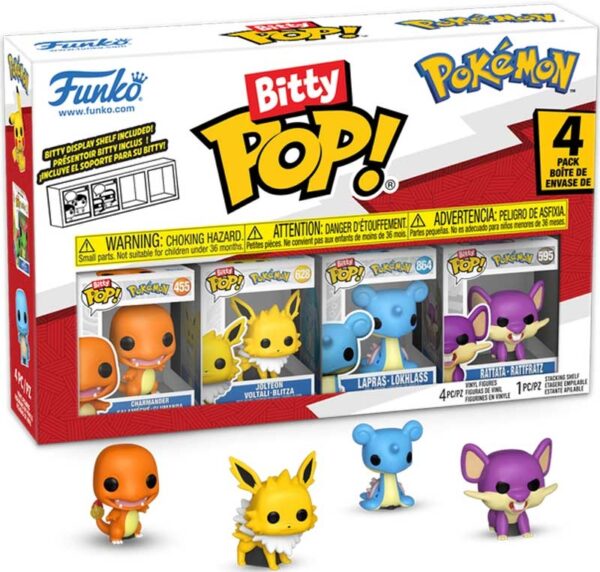 FUNKO Bitty Pop! – Pokémon Assorted (4-Pack)