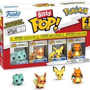 FUNKO Bitty Pop! – Pokémon Eeveelutions 4-Pack (Mini Figures)
