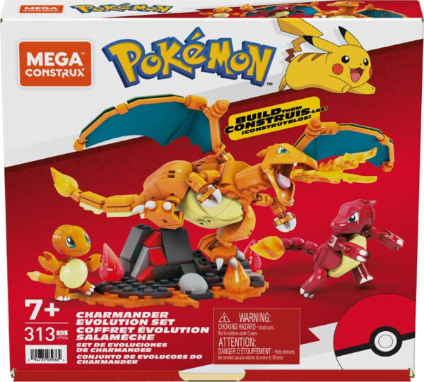 MEGA Construx Pokémon – Charmander Evolution Set (Building Kit)
