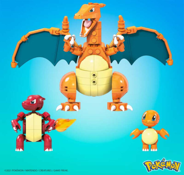 MEGA Construx Pokémon – Charmander Evolution Set (Building Kit)