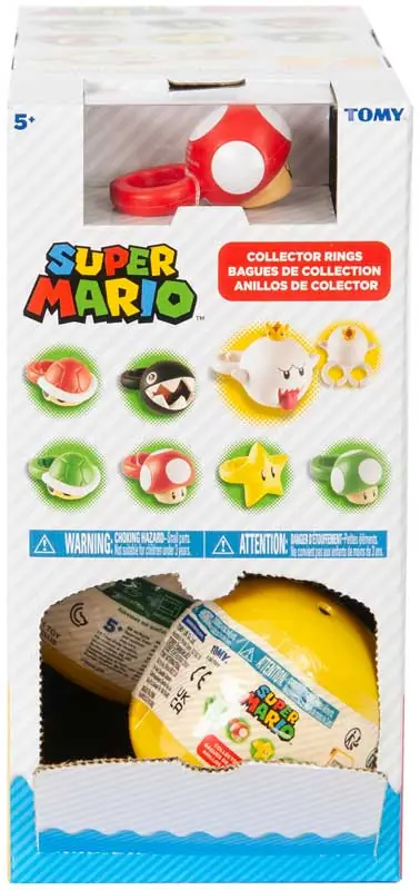 Super Mario Collector Rings Assorted