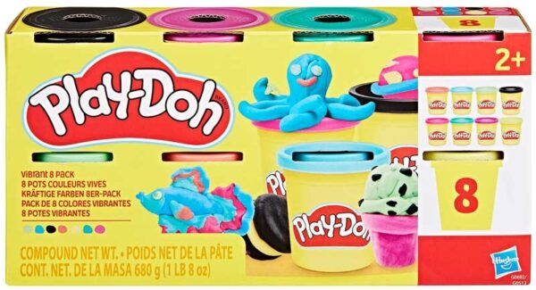 Play-Doh 8-Pack Assorted - Vibrant Colour Collection