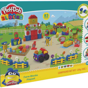 Play-Doh Blocks Farm Blocks Playset - Buildable Barnyard