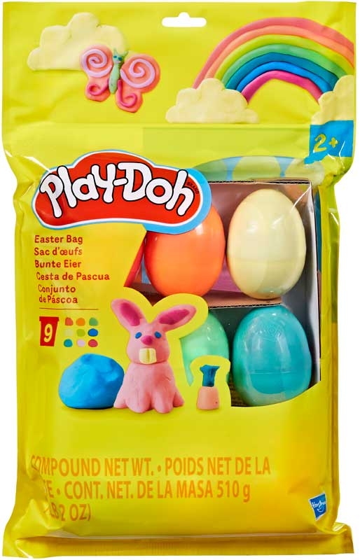 Play-Doh Easter Egg Bag - 9 Colourful Eggs