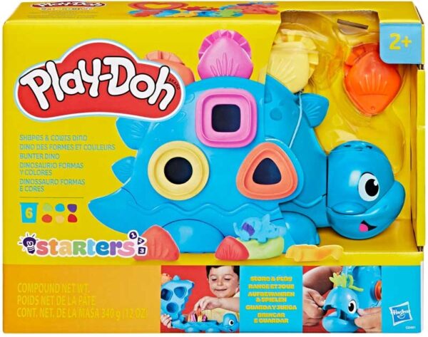Play-Doh Shapes & Colours Dino - Preschool Shape Sorting Set