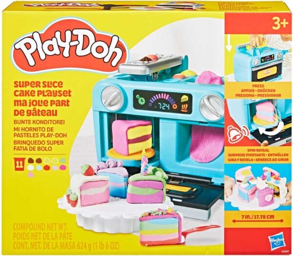 Play-Doh Super Slice Cake - Spinning Cake Maker
