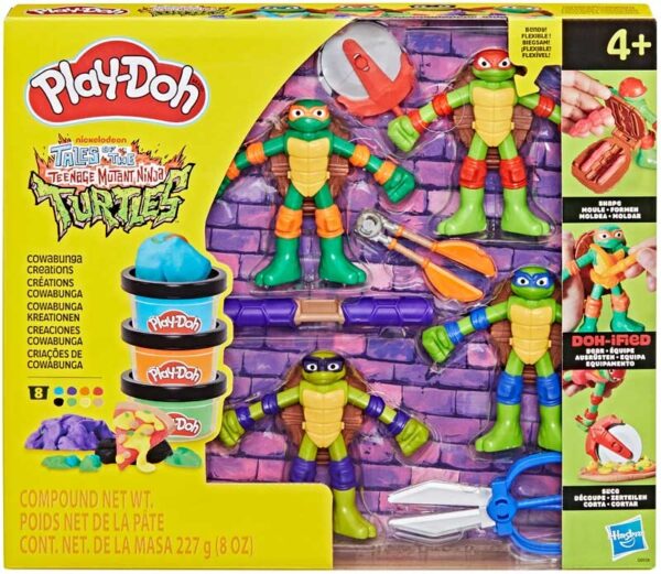 Play-Doh TMNT Cowabunga Creations - Ninja Turtle Set
