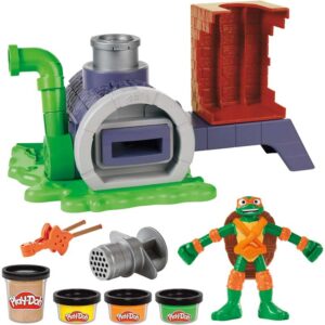 Play-Doh TMNT Slice & Blast Pizza - Michelangelo Pizza Launcher