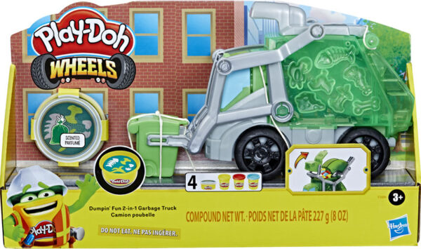 Play-Doh Wheels Dumpin' Fun 2-in-1 Garbage Truck