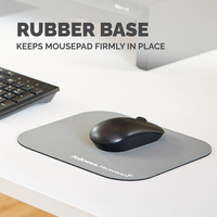 MOUSE PAD WITH MICROBAN - SILVER