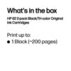 HP 62 2-PACK BLACK/TRI-COLOR ORIGINA