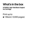HP 963XL HIGH YIELD BLACK ORIGINAL I